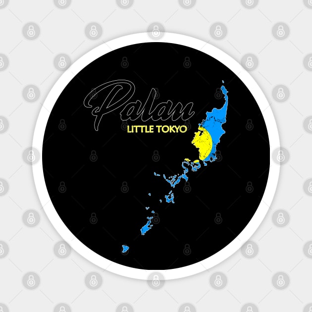 Palau Little Tokyo Magnet by NicGrayTees